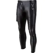 NEK Herren Slim-Fit Biker-Hose mit seitlicher Tasche und elastischem Material