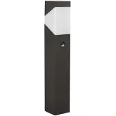 LUCANDE Sockelleuchte Kiran, 60 cm, Sensor, grau, IP44, E27