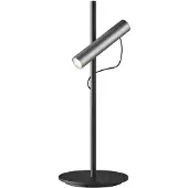 LIGHT-POINT Spirit T1 Tischleuchte Dim. Titanium/Schwarz - , dimmbar, Metallisch, für Wohnzimmer, Aluminium