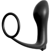 Anal Fantasy - Anal Fantasy - Finger‑Analvibrator mit Penisring (schwarz)