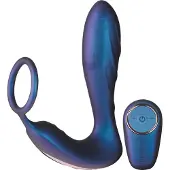 Hueman Black Hole - Analvibrator mit Funkfernbedienung und Penisring (lila)
