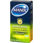 Manix *Endurance* Longue Durée - doppelt aktverlängernde Kondome mit Benzokain 14 St