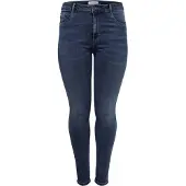 ONLY Carmakoma NOS Damen Caraugusta Hw Sk Dnm Mbd Noos Jeans, Blau (Medium Blue