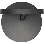 Artemide Demetra Spotlight LED-Wandlampe, 2.700 K, grau - , Demetra Spotlight, Schwarz, für Wohnzimmer, Metall, Design