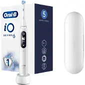 Oral-B iO 80351523, Erwachsener, Vibrierende Zahnbürste, Tägliche Pflege, Zahnfleischpflege, Puls, Weich, Whitening, Schwarz, Blau, 2 min, Weiß