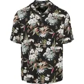 Urban Classics Viscose Aop Resort Kurzarmhemd