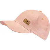 Chillouts Baseball Cap "Amadora Hat", Damen, rot (lachs), Kunstfaser, meliert, Caps Baseball Cap, atmungsaktives Material mit geschwungenem Schirm & verstellbar