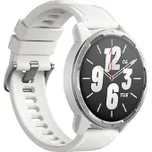Xiaomi Watch S1 Active - Silber - intelligente Uhr mit Riemen - Silikon - weiß - Handgelenkgröße: 160-220 mm