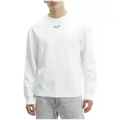 Calvin Klein Jeans Herren Sweatshirts Weiß