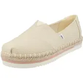 Toms Damen Espadrilles Alpargata Platform Rope - Beige - Größe 43,5