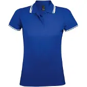 Sol SOLs 00578 | Damen Polo Shirt Pasadena - Farbe: Royal Blue/White - Größe: M