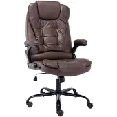 vidaXL Bürostuhl Dunkelbraun Wildleder-Optik