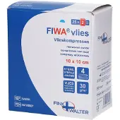 Fink & Walter Vlieskompressen steril 10x10 cm 4fach 25x2 St Kompressen