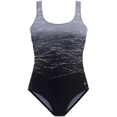 LASCANA Badeanzug mit Batikprint und Shaping-Effekt