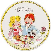 Blond Amsterdam Frühstücksteller Liebe in Bunt - 22cm | Gr.: onesize