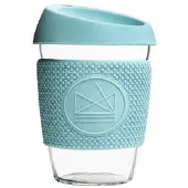 Neon Kactus Reusable Glass Cup - Wiederverwendbare Glasbecher