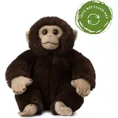 WWF - ECO Plüschtier - Schimpanse (23cm) lebensecht Kuscheltier Stofftier Plüschfigur