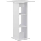 vidaXL Bartisch Weiß 60x60x110 cm