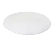 Kleine wolke Badteppich Relax rund Rund 100 cm | polarweiss - weiß
