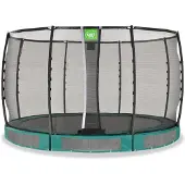 Exit Allure Premium Trampolin ø366cm, Bodentrampolin, Grün
