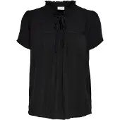 JDY Kurzarmbluse "JDYLIMA LIFE S/S TOP WVN NOOS" Viskose, loose fit