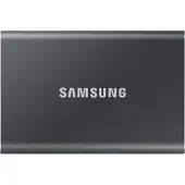 Samsung Portable SSD T7, 2 TB, USB Typ-C, 3.2 Gen 2 (3.1 Gen 2), 1050 MB/s, Passwortschutz, Grau
