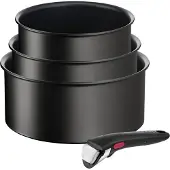 Tefal Ingenio Unlimited L7639343, Kochset, Schwarz, Aluminium, Titan, Schwarz, Abnehmbar