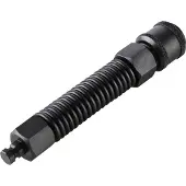 Hismith Premium Flexibler Federadapter Edelstahl schwarz Premium KlicLok