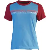 Zimtstern TrailFlowz Kurzarmshirt Damen blau/rot S 2022 Fahrradtrikots