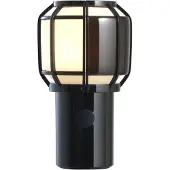 Marset Chispa Tischleuchte Portable Black - , Chispa, dimmbar, Schwarz, Kunststoff, Design