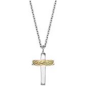 Engelsrufer Damen-Kette 925er Silber Engelsrufer Bicolor