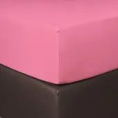 BETTWARENSHOP Boxspring Spannbettlaken Vario 90x190 - 100x220 cm | pink - pink