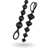 Satisfyer Love Beads - Perlen Analdildo Set (schwarz)