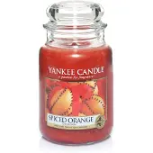 Yankee candle Raumdüfte Duftkerzen Spiced Orange Classic Largel Glass