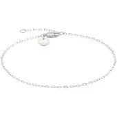 Liebeskind berlin Armband "Schmuck Geschenk Gold 375 Armkette Gold Collection", weiß (weißgoldfarben), Armbänder, Damen, 18,5cm, Gelbgold 375, Armband