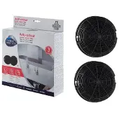 Haier KFC6916, Filter für Dunstabzugshaube, Schwarz, Karbon, 50 mm, 560 g, 15 cm