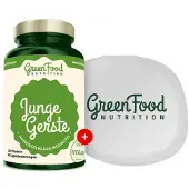GreenFood Nutrition Junge Gerste + Kapselbehälter 120 St Kapseln