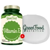 GreenFood Nutrition Vitamin E + Kapselbehälter 60 St Kapseln