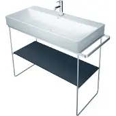 Duravit Glaseinleger DURASQUARE für Metallkonsole 003103/104 schwarz schwarz
