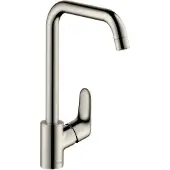 Hansgrohe HG Spültischmischer 260 Focus M41 Eco 1jet edelstahl-optik