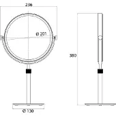 Emco 109400121 Kosmetikspiegel pure 00121