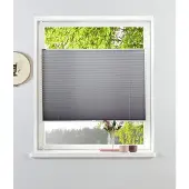 Bruno Banani Plissee "Lagos" Lichtschutz ohne Bohren verspannt Fixmaß, Bestseller mit über 500 4,5-Sterne-Bewertungen, Klemmträger