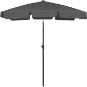 vidaXL Strandschirm Anthrazit 180x120 cm