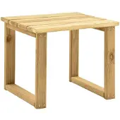 vidaXL Tisch für Sonnenliege 30x30x26 cm Imprägniertes Kiefernholz