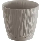 Prosperplast 2.3l Sandy P Collection 16.8x16.8x15.7 Mm Flowerpot Beige