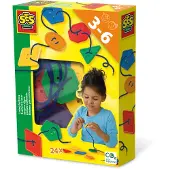 SES Creative 14682 Easy Diamonds Armbänder DIY Schmuckset für Kinder, Armbänder-Bastelset für Kinder, 6 Jahr(e), Mehrfarbig