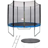 Sonstiges Trampolin MAXI ECO Ø 300 cm Blau - Mit Netz, Leiter, Schutzhülle