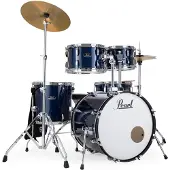 Pearl Roadshow 5pc Fusion Drum Kit mit Sabian Becken Königsblau
