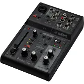 Yamaha AG03 MK2 3-Kanal-Mischpult mit USB-Interface schwarz