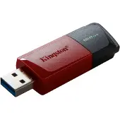 Kingston DataTraveler Exodia M, 128 GB, USB Typ-A, 3.2 Gen 1 (3.1 Gen 1), Dia, 10 g, Schwarz, Rot